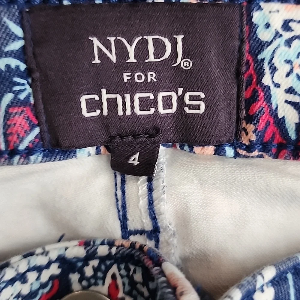 Chico's NYDJ collaboration lift and tuck jeans size 4